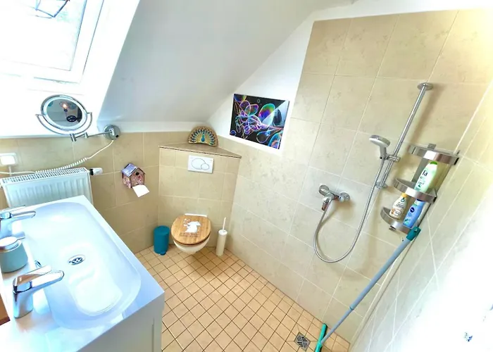 Daire Historisches Retro Loft 70m2 Mit Garten & Seenaehe Schwielowsee