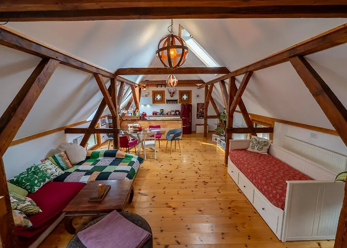 Historisches Retro Loft 70m2 Mit Garten & Seenaehe Daire Schwielowsee